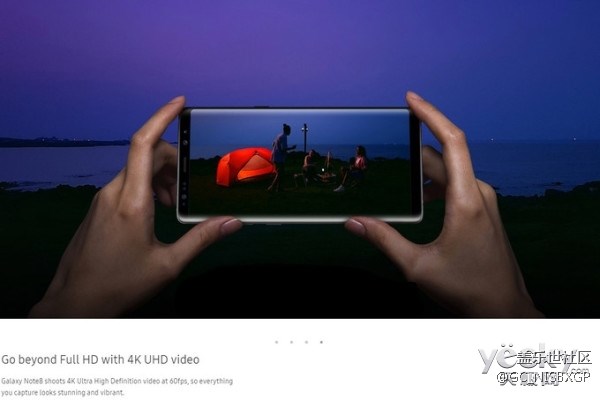 三星Note8將支持4K 60fps視頻錄制