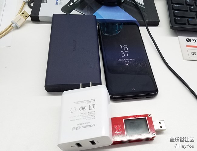 S8+、S7 edge無線快充性能對比測試，10W無線快速充電