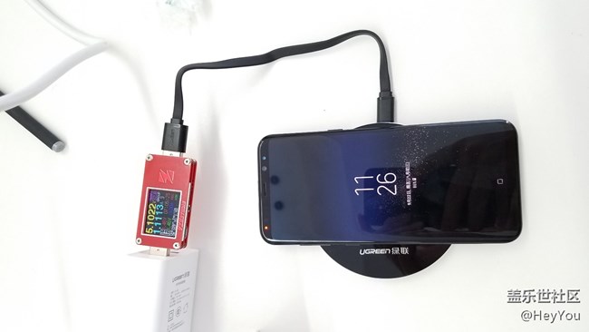 S8+、S7 edge無線快充性能對比測試，10W無線快速充電