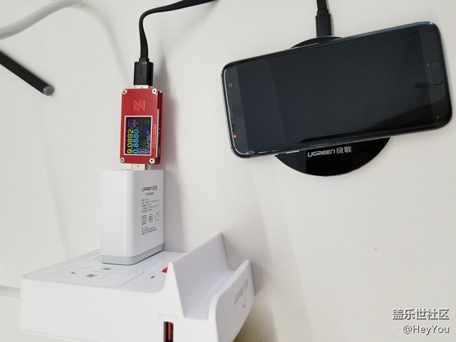 S8+、S7 edge無線快充性能對比測試，10W無線快速充電