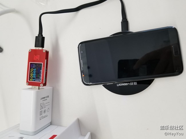 S8+、S7 edge無線快充性能對比測試，10W無線快速充電