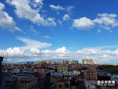 這樣的天氣很適合登高望遠