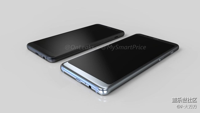 三星Galaxy A5/A7(2018)渲染圖