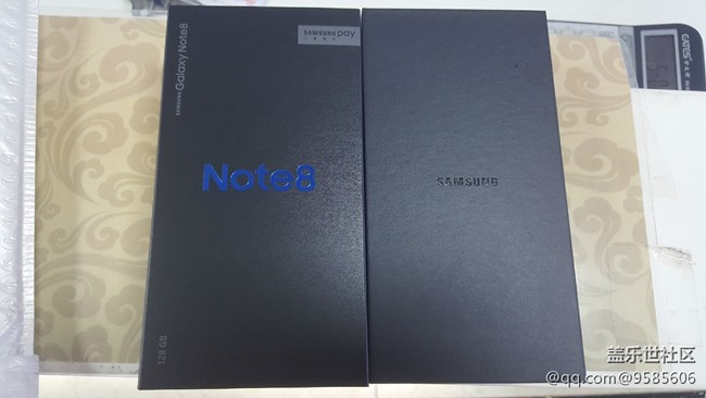 我的NOTE8到貨了。。曬單。