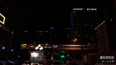 夜景一張