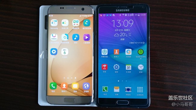 新買的S7edge和NOTE4比較心得