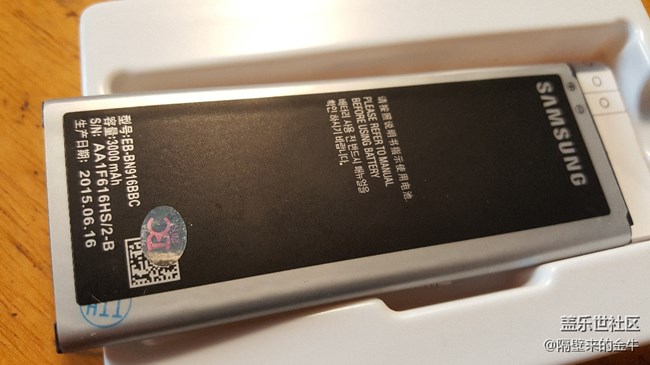 幾十塊錢買的一塊note4電池