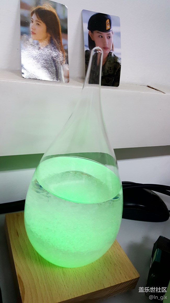 積分換的天氣瓶終于到了