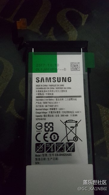 某寶上買了塊電池求大佬辨別