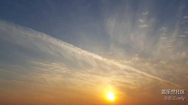 我的note5拍的夕陽，嘻嘻