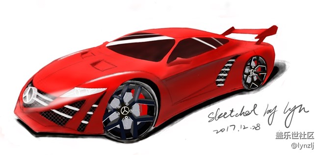 【原創(chuàng)】note8 業(yè)余手繪汽車