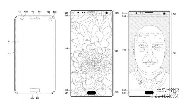 三星全面屏新專利曝光:無(wú)劉海無(wú)胡須 屏占接近100%