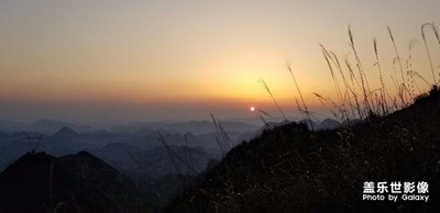 落日美景。。