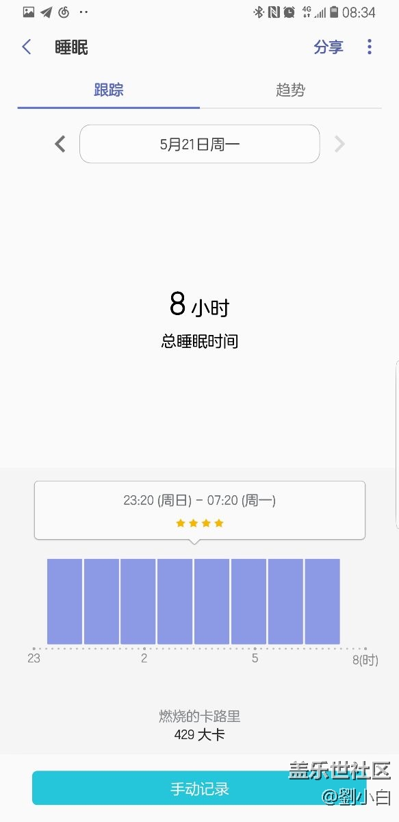 gear sport突然沒有睡眠報告。