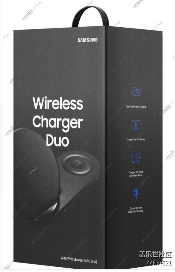 三星Galaxy Note 9無線快充曝光：可同時為兩款設(shè)備充電