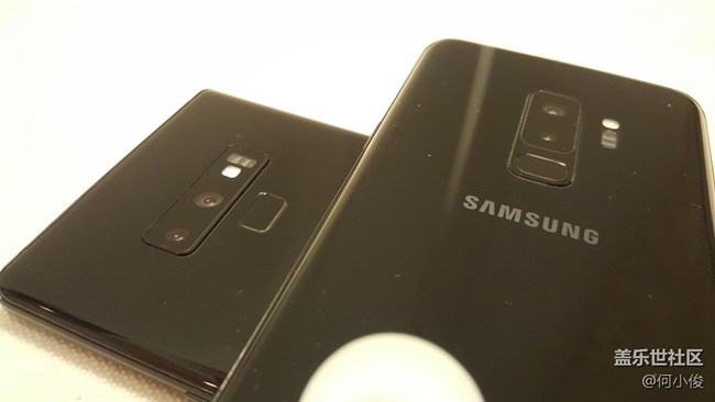 【測(cè)評(píng)】S9+ VS Note 9 外觀對(duì)比