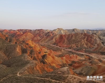 張掖，丹霞地貌