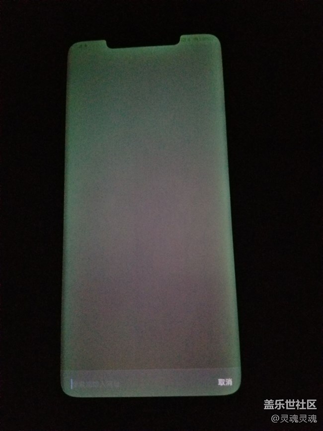 買了個(gè)華為mate 20 Pro, LG屏的，好綠