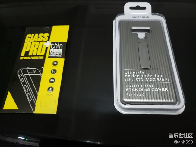 Note9三星官方立式行李箱手機殼終于入手