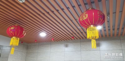 大紅燈籠迎新年
