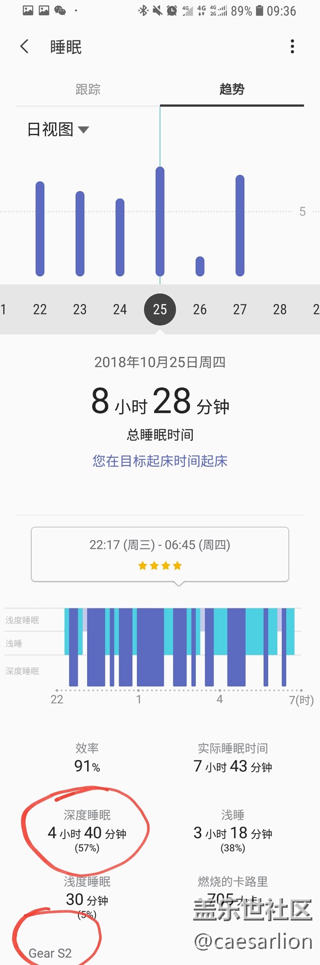 galaxy watch的睡眠監(jiān)測(cè)真是問題