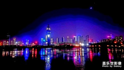 深圳一處的夜晚