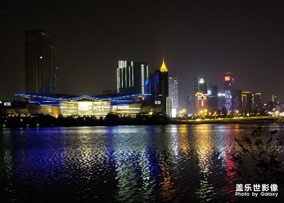 沈陽渾河橋北岸夜景