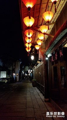 烏鎮(zhèn)西柵夜景