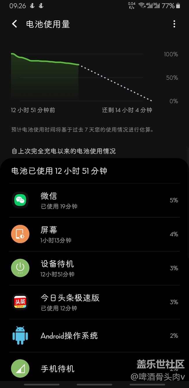 內(nèi)測版的待機來看看。