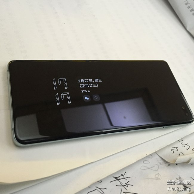 s10+息屏提醒變成橫的了咋調(diào)回來啊