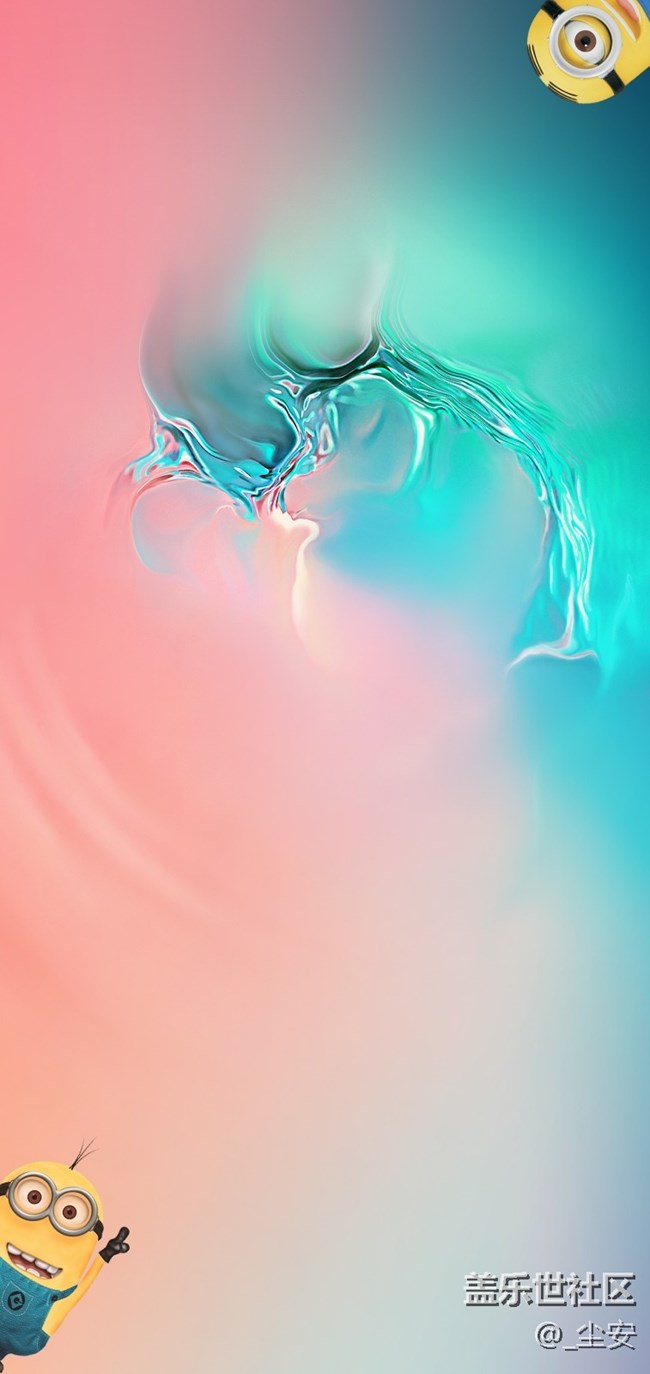 【三星S10壁紙】三星S10小黃人融合原生壁紙35張