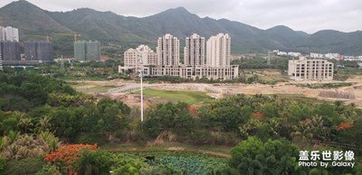 建設(shè)中的三亞高園水庫