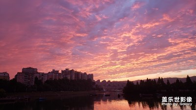 美得想哭的夕陽！