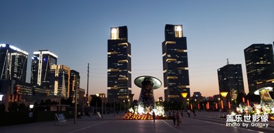 鄭州東站夜景