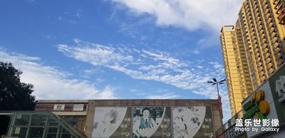 最近都在曬藍天，曬曬西安的藍天