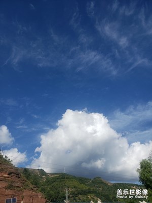雨后的藍天