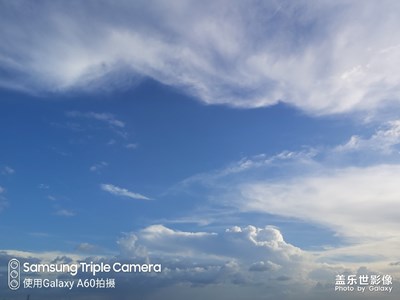 拍出美麗的彩云