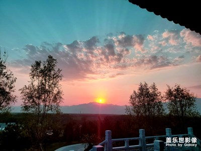 【淺秋時光】+落日