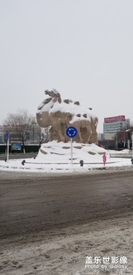 2020年的第一場大雪，坐標(biāo)【陜北-榆林】