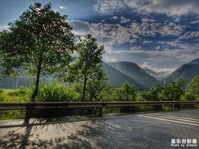 嘉陵江沿途風光