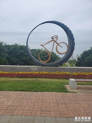 騎自行車