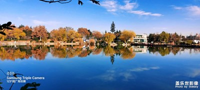 天水相接，水天一色。