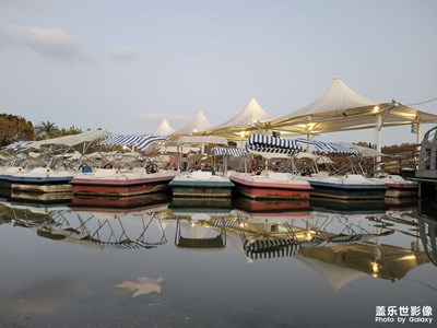 閔行體育公園的傍晚