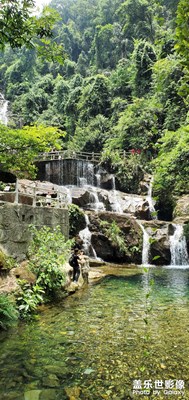 【場景小拍】山澗瀑布