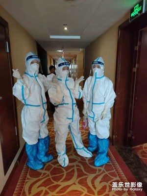 在隔離點第七天