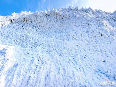 南方“雪山”美景