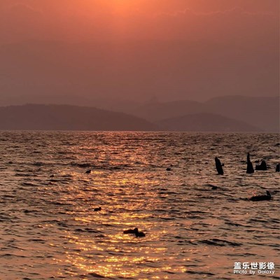 大理洱海日出印象