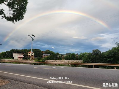 【鏡頭里的夏天】雨后彩虹