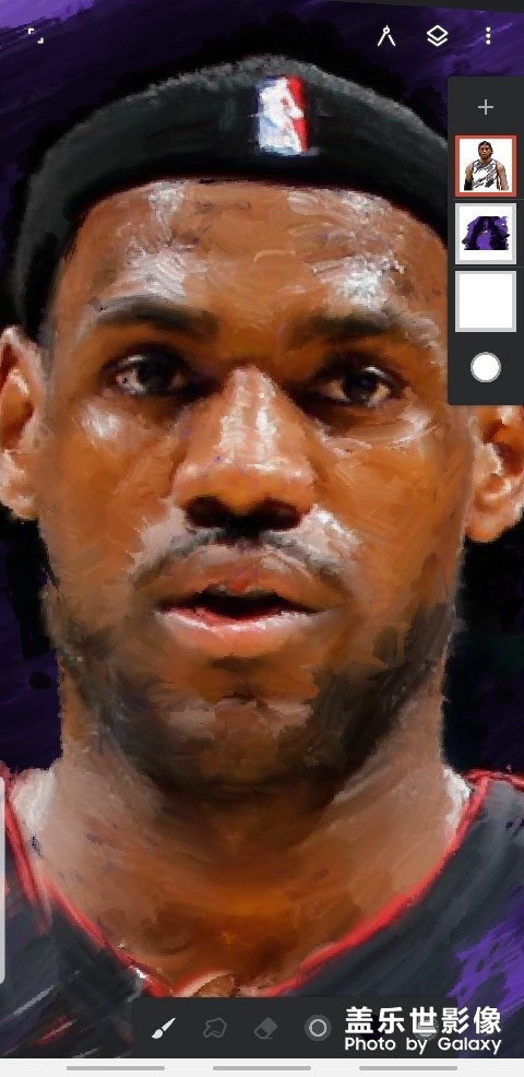 油畫中《詹姆斯》