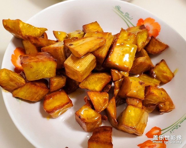 家常美食 炸薯?xiàng)l 紅薯拔絲